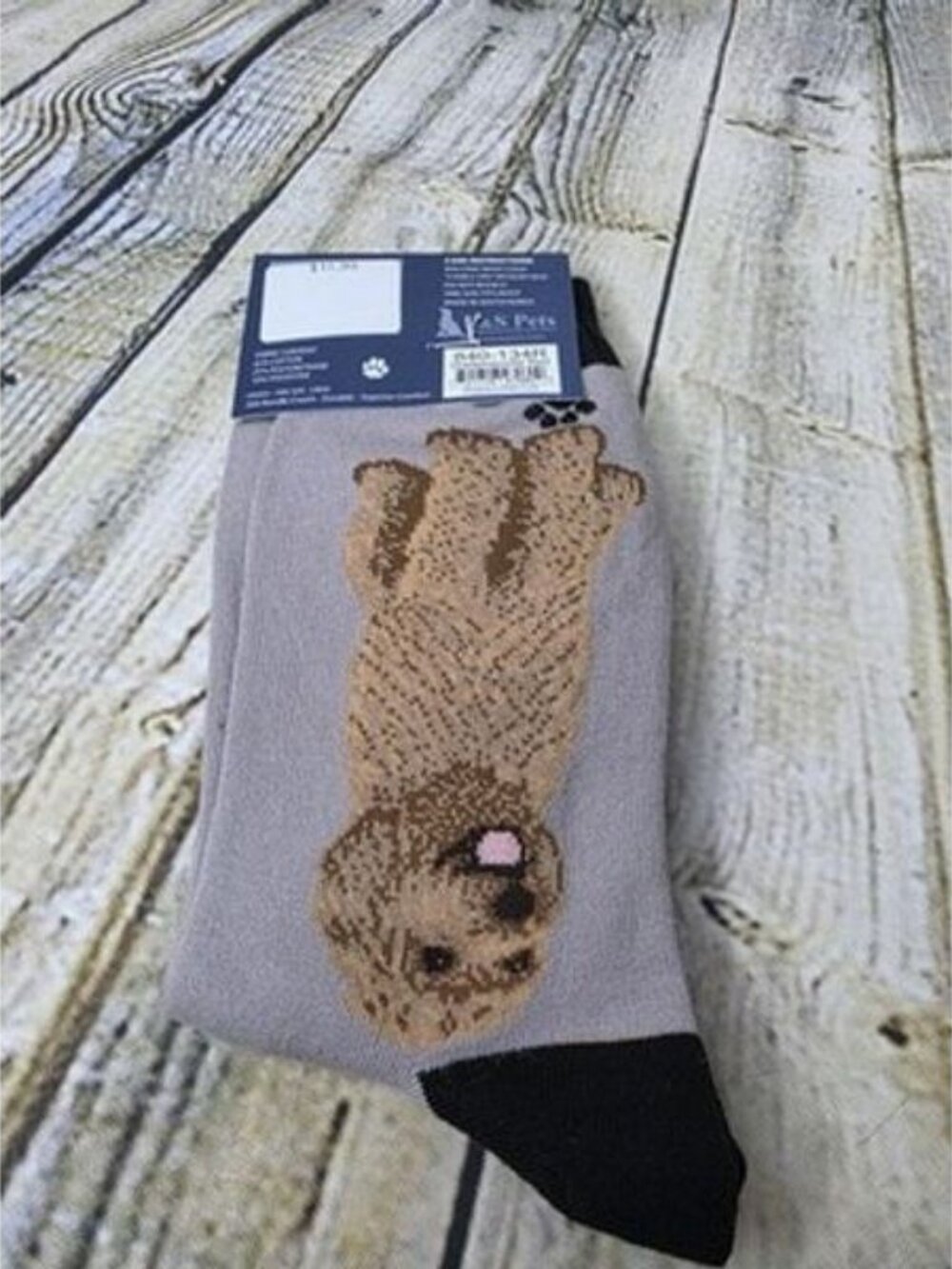 Life Is Better With A Golden Doodle Socks E&S Pets Cotton Polyester - Picture 2 of 2
